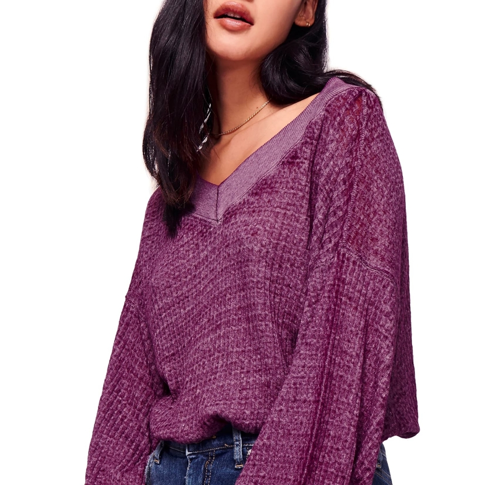 Free People  - Long Sleeve Top in Violet